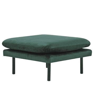 Beliani Žametni zeleni stolček VINTERBRO