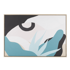 Beliani Slika na platnu večbarvna 93 x 63 cm FORNEA