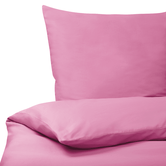 Beliani Bombažna posteljnina 200 x 220 cm roza HARMONRIDGE