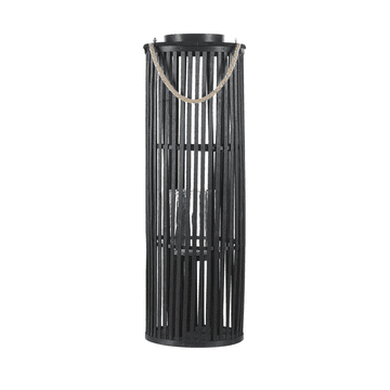 Beliani Svetilka črna 80 cm LUZON