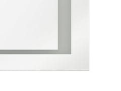 Beliani Pravokotno ogledalo LED 80 x 60 cm EYRE