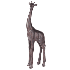 Beliani Dekorativna figurica žirafe rjave barve MANBU