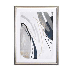 Beliani Slika v okvirju, 60 x 80 cm, siva HIDMO
