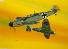 Revell komplet modelov, Bf109G-10 in Spitfire Mk.V, 76/1