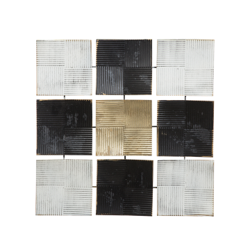 Beliani Stenska dekoracija večbarvna TITANIUM