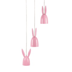 Beliani Roza viseča svetilka s 3 lučmi RABBIT