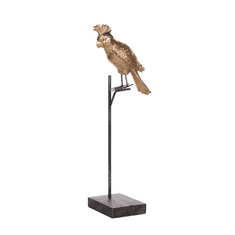 Beliani Okras, ptica na zlatem stojalu COCKATOO