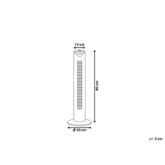 Beliani Stolpni ventilator 80 cm bel WELLAND