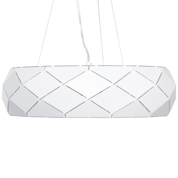 Beliani Mat bela dekorativna viseča svetilka CESANO