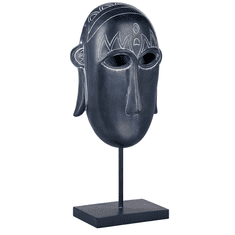 Beliani Dekorativna figura maska črna PAKHA