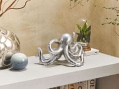 Beliani Dekorativna srebrna figurica hobotnice MANGRI
