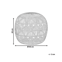 Beliani Roza puf 40 x 40 cm KAYSERI