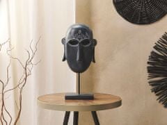 Beliani Dekorativna figura maska črna PAKHA