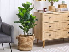 Beliani Umetna rastlina v loncu 95 cm FICUS LYRATA