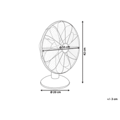 Beliani Namizni ventilator 42 cm bakren WENSUM