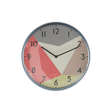 Beliani Stenska ura ø 33 cm večbarvna DAVOS