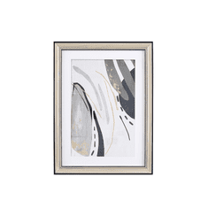 Beliani Slika v okvirju, 30 x 40 cm, siva HIDMO