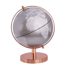 Beliani Srebrni globus 28 cm CABOT