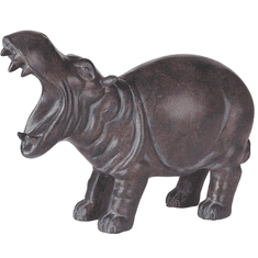 Beliani Dekorativna figura hrošča rjave barve BELBARI