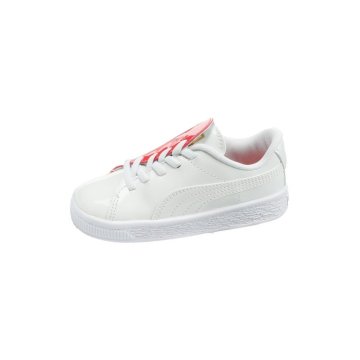 Puma Čevlji bela Basket Crush Patent