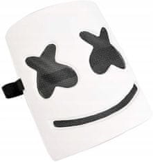 Korbi Marshmello Dj Cosplay maska bela 2