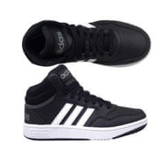 Adidas Čevlji črna 33.5 EU Hoops Mid 30 K