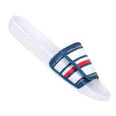 Tommy Hilfiger Japanke čevlji za v vodo bela 39 EU Maxi Velcro Pool Slide