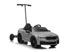 shumee Akumulatorsko vozilo BMW M5 z matično platformo srebrno lakirano