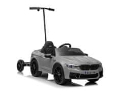 shumee BMW M5 avtomobil na akumulator s starševsko platformo, srebrno lakiran