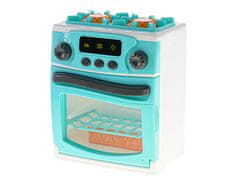 Mikro Trading Kuhinjski štedilnik s pečico 22x17,5 cm na baterije s svetlobo, zvokom in dodatki