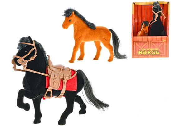 Mikro Trading Konj Fliska 16 cm z žrebetom v škatli