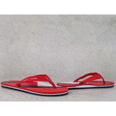 Tommy Hilfiger Japanke rdeča 35 EU Flag Print Flip Flop