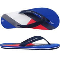 Tommy Hilfiger Japanke mornarsko modra 39 EU Flag Print Flip Flop