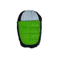 Alcott Pasja spalna vreča siva/zelena velikost S