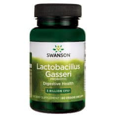 Swanson Lactobacillus Gasseri, 3 milijarde CFU, 60 zeliščnih kapsul