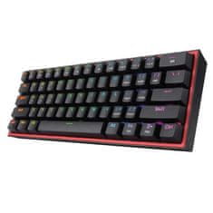 Redragon K617 Fizz gaming tipkovnica, žična, mehanska, modra stikala