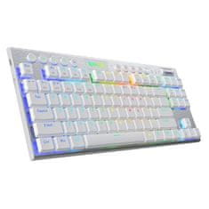 Redragon K621W Horus TKL gaming tipkovnica, brezžična/žična, mehanska, rdeča stikala, RGB