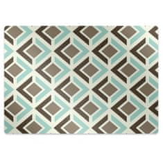 Decormat Zaščitna podloga za stol Retro pattern 120x90 cm 2 cm 