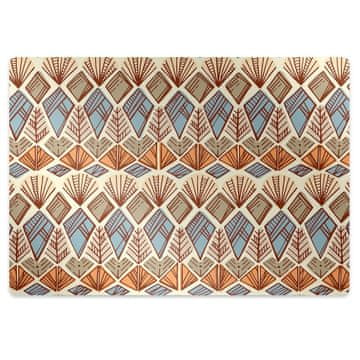 Decormat Podloga za stol Ethnic brown pattern