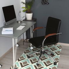 Decormat Zaščitna podloga za stol Retro pattern 120x90 cm 2 cm 