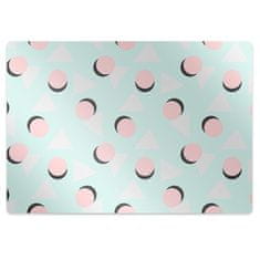 Decormat Podloga za pisalni stol Wheels and triangles 120x90 cm 15 cm 