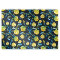 Decormat Podloga za pisalni stol Artichoke flowers 120x90 cm 2 cm 