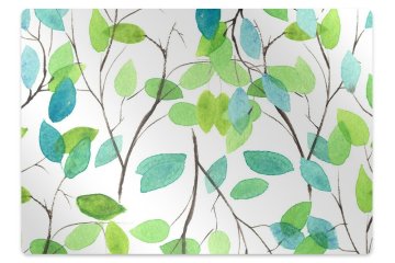 Decormat Podloga za zaščito tal Green branches