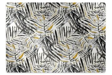 Decormat Podloga za stol Black leaves