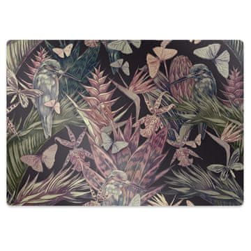 Decormat Podloga za stol Hummingbird and butterflies