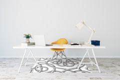 Decormat Podloga za pisalni stol Tangled cable 120x90 cm 2 cm 