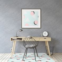 Decormat Podloga za pisalni stol Wheels and triangles 120x90 cm 15 cm 