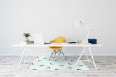 Decormat Podloga za pisalni stol Wheels and triangles 120x90 cm 15 cm 