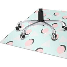 Decormat Podloga za pisalni stol Wheels and triangles 120x90 cm 15 cm 