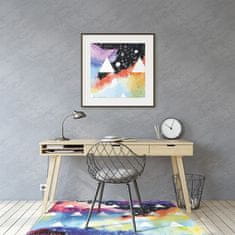 Decormat Podloga za zaščito tal Space triangles 140x100 cm 15 cm 